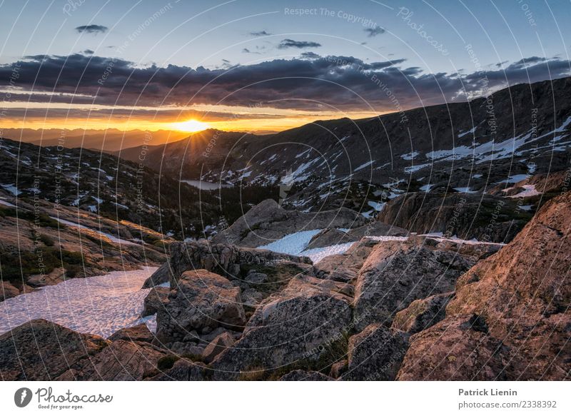 Sunrise over the Rockies Sinnesorgane Erholung ruhig Ferien & Urlaub & Reisen Ausflug Abenteuer Ferne Freiheit Sommer Berge u. Gebirge wandern Umwelt Natur