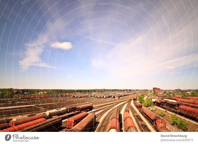 Größter Güterbahnhof Europas Verkehr Verkehrsmittel Verkehrswege Güterverkehr & Logistik Schienenverkehr Eisenbahn Güterzug Schienenfahrzeug Bahnhof Gleise