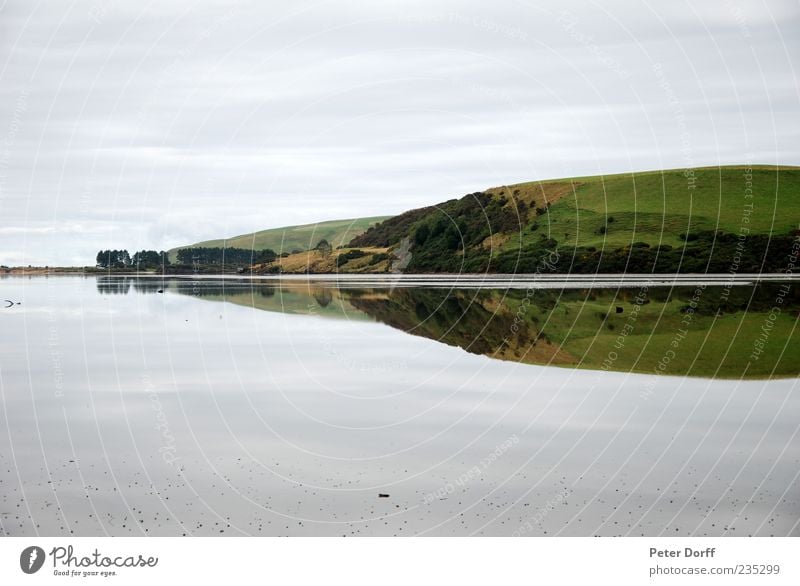 Mirrow Lake 2 Umwelt Natur Landschaft Wasser Himmel Wiese Wald Hügel Küste Seeufer blau grün Zufriedenheit gleich Farbfoto Außenaufnahme Menschenleer Tag