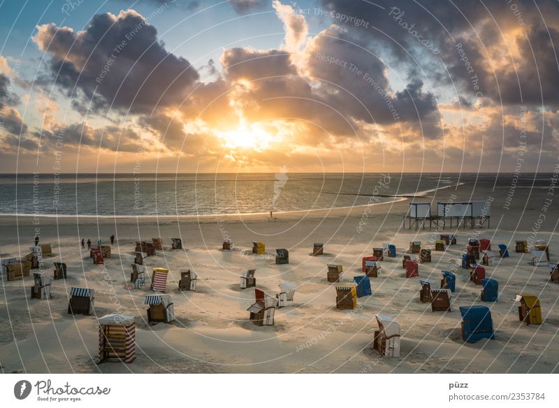 Borkum Wohlgefühl Zufriedenheit Erholung Schwimmen & Baden Ferien & Urlaub & Reisen Tourismus Ferne Sommer Sommerurlaub Sonne Sonnenbad Strand Meer Insel Umwelt