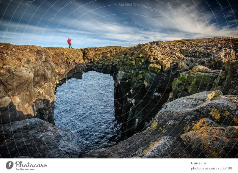 Viadukt der Zeit Abenteuer Ferien & Urlaub & Reisen Vertrauen Hoffnung Neugier Mut Sehnsucht Fernweh Freiheit Natur Landschaft Urelemente Felsen Vulkan Island