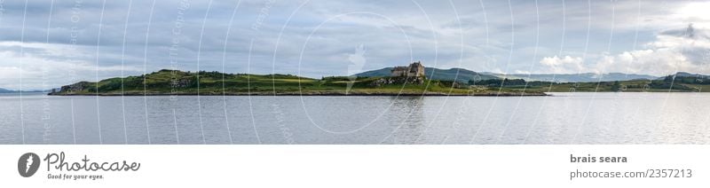 Duart Castle Ferien & Urlaub & Reisen Tourismus Ausflug Kreuzfahrt Sommer Meer Insel Natur Landschaft Himmel Wolkenloser Himmel Feld Küste Burg oder Schloss