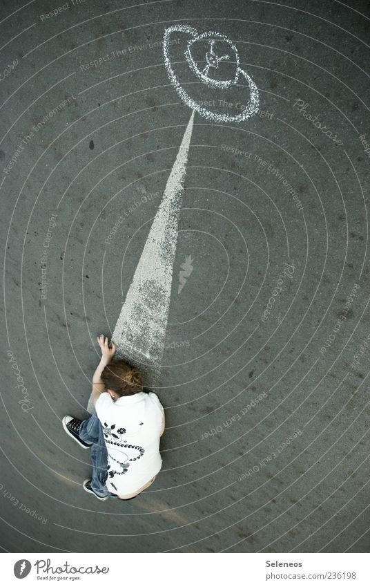 Abflug Freizeit & Hobby Spielen Luftverkehr Raumfahrt Mensch Straßenkunst Strassenmalerei Fluggerät UFO Zeichen fliegen Außerirdischer Schweben Lichtstrahl