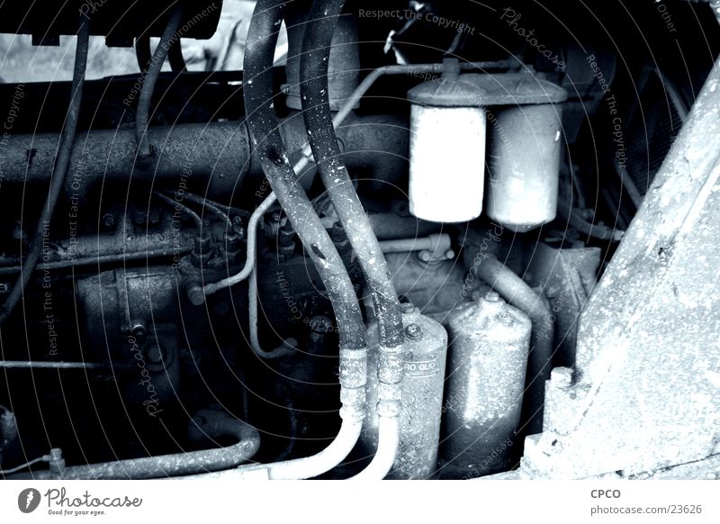 Motorteil Elektrisches Gerät Technik & Technologie Motorausschnitt Kabel Leitung Schwarzweißfoto