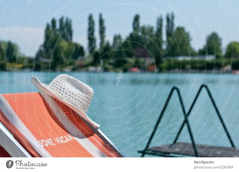 Buone Vacanze Ferien & Urlaub & Reisen Tourismus Sommer Sommerurlaub Sonnenbad Strand Landschaft Wasser Wolkenloser Himmel Schönes Wetter Baum Seeufer Teich