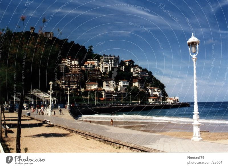 La Concha San Sebastián Meer Strand Promenade Europa Bucht