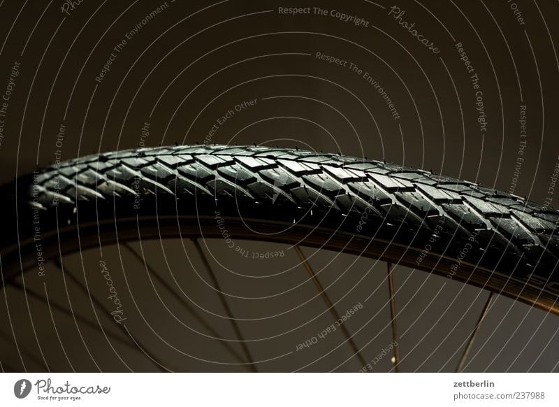 Reifen Freizeit & Hobby Ferien & Urlaub & Reisen Tourismus Ausflug Fahrrad glänzend neu Sauberkeit schwarz Rad Speichen Fahrradreifen Farbfoto Gedeckte Farben