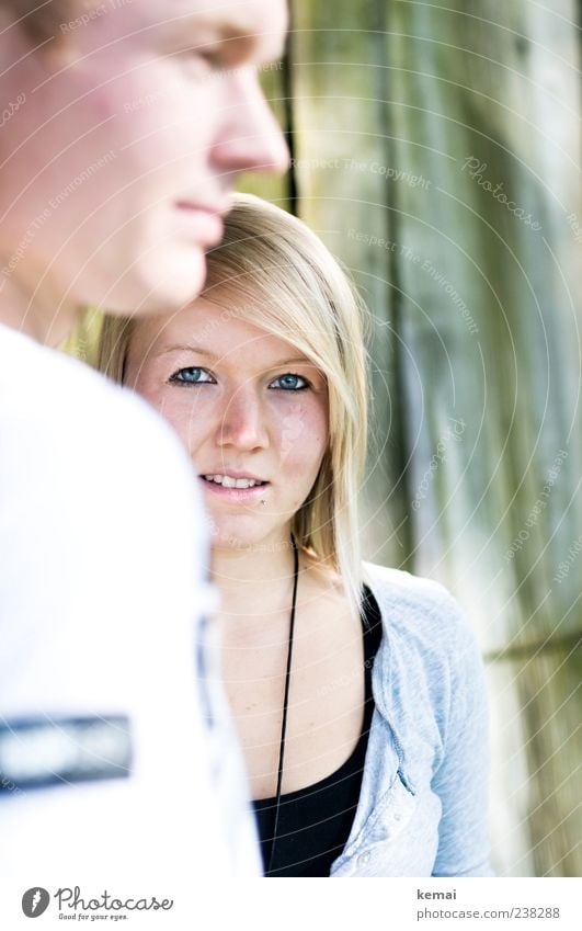 Geschwister (I/II) Lifestyle Stil Gesicht Mensch maskulin feminin Junge Frau Jugendliche Junger Mann Bruder Schwester Erwachsene Leben Kopf Auge Nase Mund