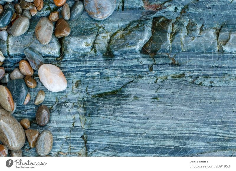 Kieselsteine über der Steinkomposition als Hintergrund. Design Erholung Schwimmbad Strand Meer Dekoration & Verzierung Tapete Wissenschaften Umwelt Natur