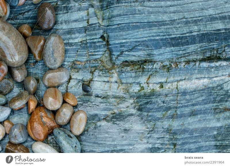 Kieselsteine über der Steinkomposition als Hintergrund. Design Erholung Schwimmbad Strand Meer Dekoration & Verzierung Tapete Wissenschaften Menschengruppe