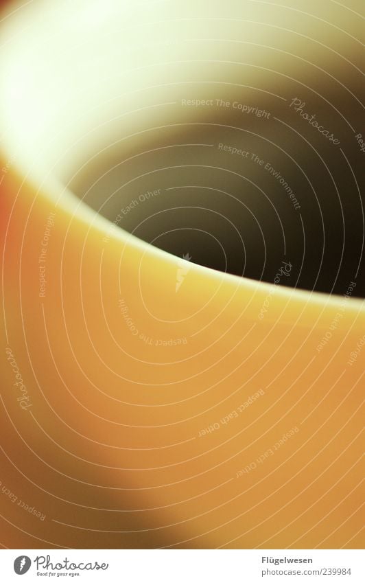 Kaffeepause Lebensmittel Ernährung Kaffeetrinken Getränk Heißgetränk Espresso Tee Flüssigkeit Kaffeetasse Farbfoto Innenaufnahme Menschenleer orange Unschärfe