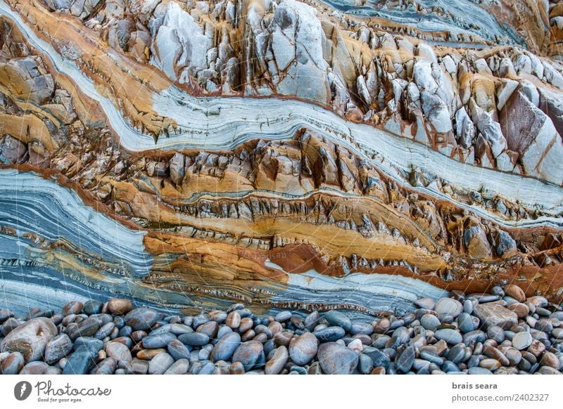 Sedimentäre Gesteinsstruktur Strand Meer Tapete Bildung Wissenschaften Geologie Beruf Geologen Umwelt Natur Erde Felsen Küste Stein türkis Farbe Playa Asturien