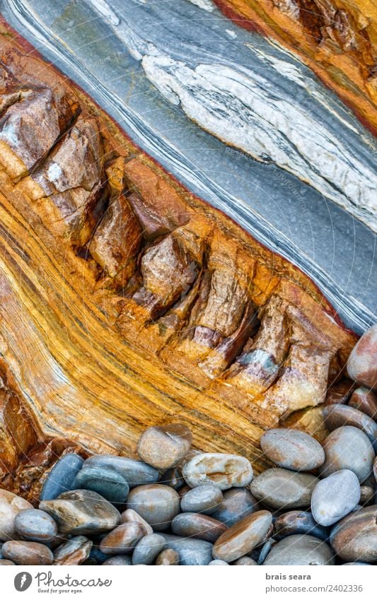 Sedimentäre Gesteinsstruktur Strand Meer Tapete Bildung Wissenschaften Geologie Beruf Geologen Umwelt Natur Erde Felsen Küste Stein Farbe silencio Playa