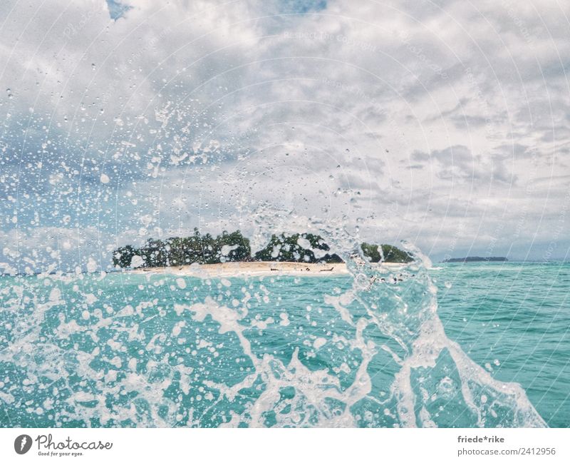 la Isla bonita Schwimmen & Baden Segeln Landschaft Urelemente Erde Sand Luft Wasser Wassertropfen Himmel Wolken Horizont Sommer Wetter Urwald Küste Strand Meer