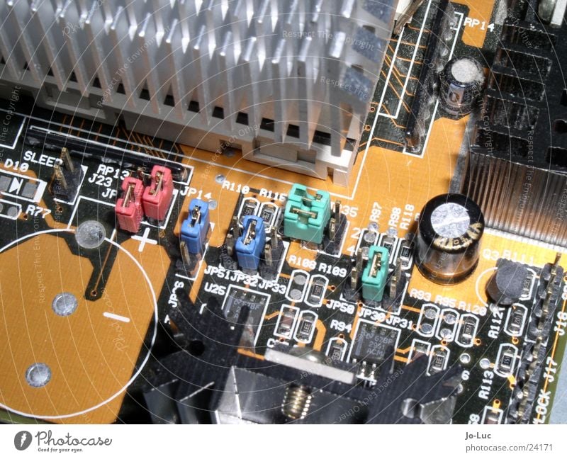 jolly jumper Prozessor Kühlkörper Platine Motherboard Elektrisches Gerät Technik & Technologie Computer switch