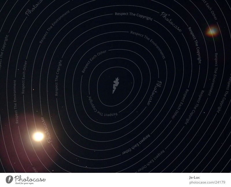 sie sind gelandet Nacht dunkel Vollmond Nebel UFO Mond Aura Sternenhimmel