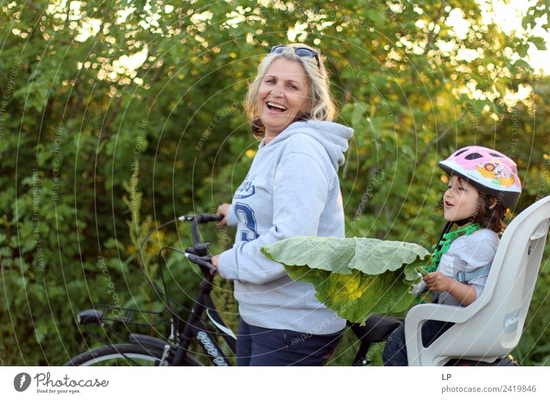 Das Leben ist wie Fahrradfahren. Lifestyle Freude Gesundheit Freizeit & Hobby Kinderspiel Ferien & Urlaub & Reisen Sport Kindererziehung Bildung Mensch feminin