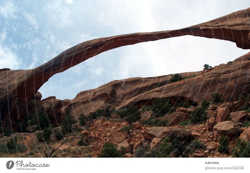 big arch Nationalpark Amerika Südwest Brücke Bogen Stein USA