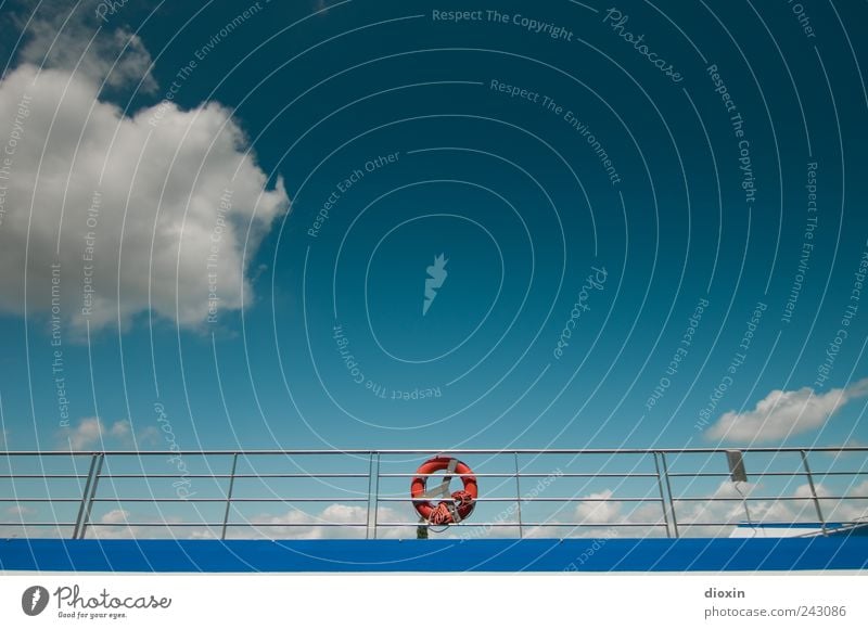 rescue area Ferien & Urlaub & Reisen Kreuzfahrt Himmel Wolken Wetter Schönes Wetter Schifffahrt Binnenschifffahrt Passagierschiff Kreuzfahrtschiff