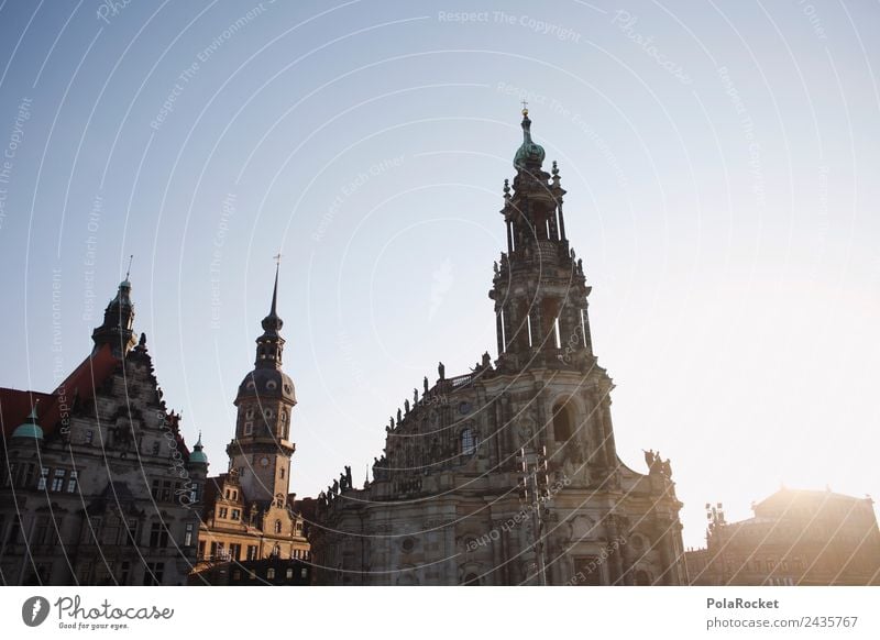 #A# Dresdner Sonne Kunstwerk Architektur ästhetisch Dresden Sachsen Hauptstadt Hofkirche Dresden Sonnenuntergang Sonnenstrahlen Zukunft Altstadt Semperoper