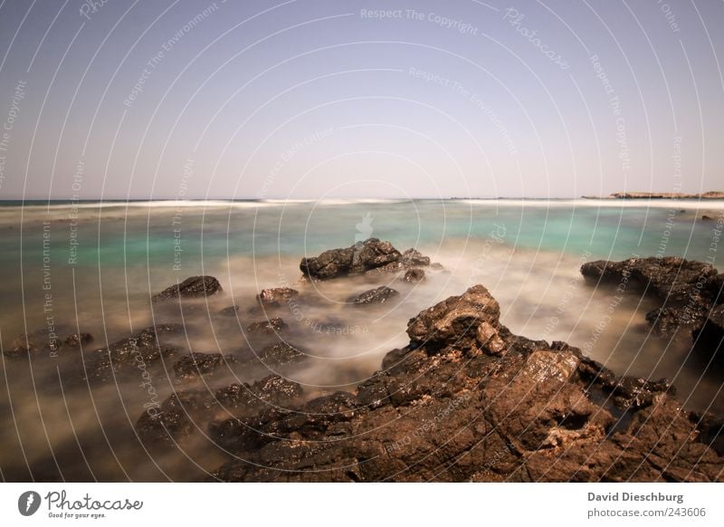 Kretische Küste II Ferien & Urlaub & Reisen Sommerurlaub Landschaft Wasser Schönes Wetter Wellen Korallenriff Meer blau braun grün Meerwasser Stein Felsen Kreta