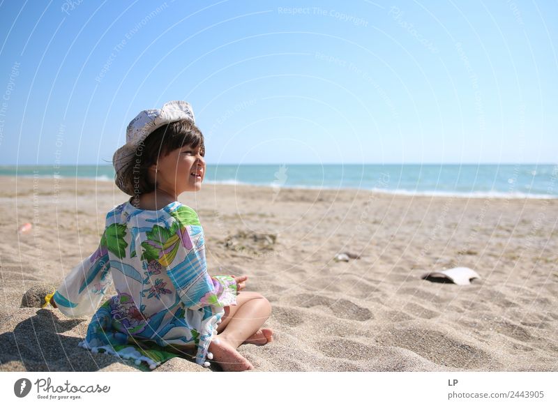 Glück am Strand Lifestyle Stil Freude Wellness Leben harmonisch Wohlgefühl Zufriedenheit Sinnesorgane Erholung ruhig Ferien & Urlaub & Reisen Abenteuer Ferne