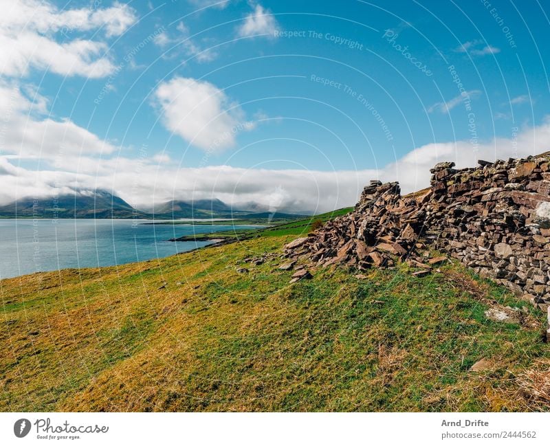 Irland - Brandon Point Ferien & Urlaub & Reisen Ausflug Ferne Freiheit Sommer Sommerurlaub Wellen Berge u. Gebirge Natur Landschaft Himmel Wolken Horizont