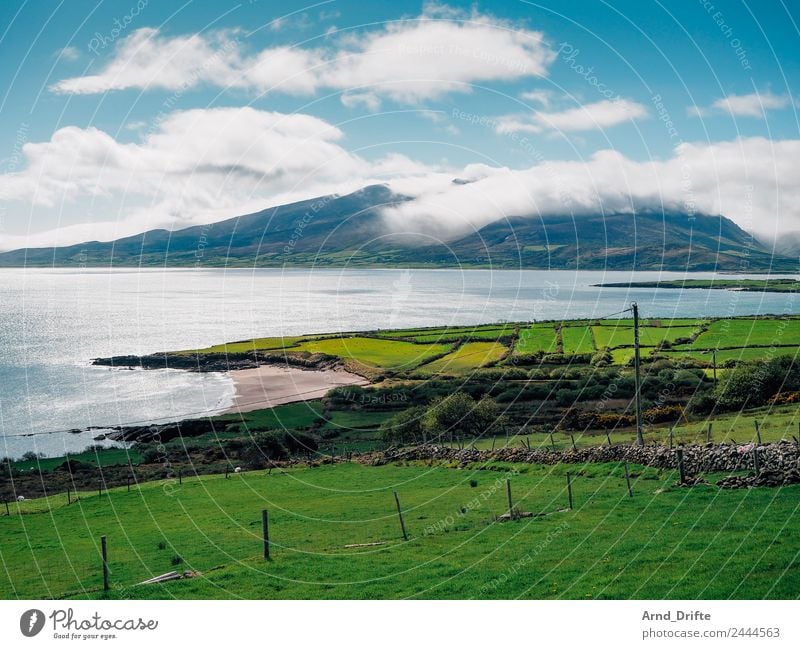 Brandon Point - Irland Ferien & Urlaub & Reisen Tourismus Ausflug Abenteuer Ferne Freiheit Sommer Sommerurlaub Natur Landschaft Himmel Wolken Frühling