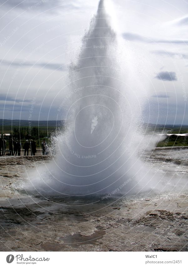 Geysir 04 driften Schwefel Island Umweltschutz Nationalpark unberührt Europa strokkur Erde Rauch Gas buthan Wasser Natur Kraft Energiewirtschaft