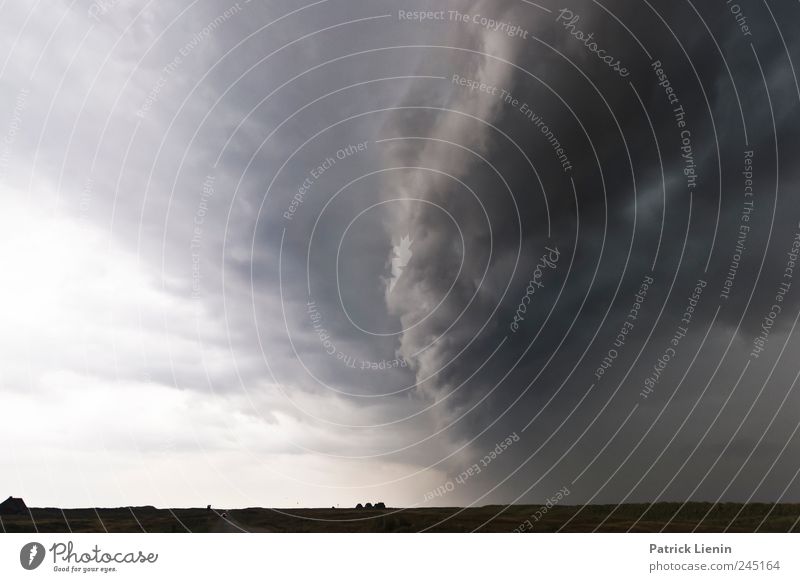 THUNDERSTRUCK Umwelt Natur Landschaft Urelemente Erde Luft Himmel Wolken Gewitterwolken Klima Wetter schlechtes Wetter Unwetter Wind Sturm Regen nass Angst