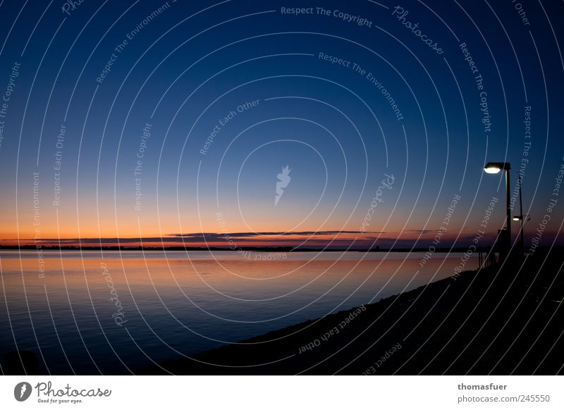 Stille Ferien & Urlaub & Reisen Ferne Freiheit Sommer Sommerurlaub Meer Insel Natur Landschaft Luft Wasser Himmel Nachthimmel Horizont Schönes Wetter Küste