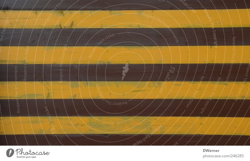 Wand Stil Dekoration & Verzierung Bauwerk Fassade Holz Schilder & Markierungen außergewöhnlich braun gelb Zufriedenheit gleich innovativ Holzbrett Zaun Barriere