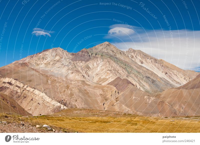 Berg Ferien & Urlaub & Reisen Tourismus Ferne Freiheit Berge u. Gebirge wandern Klettern Bergsteigen Umwelt Natur Landschaft Himmel Sommer Schönes Wetter