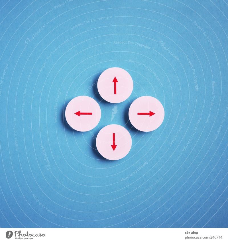 gamepad Bildung Arbeit & Erwerbstätigkeit Wirtschaft Karriere sprechen Team Medien Computerspiel Zeichen Pfeil blau rot weiß Konkurrenz Entscheidung