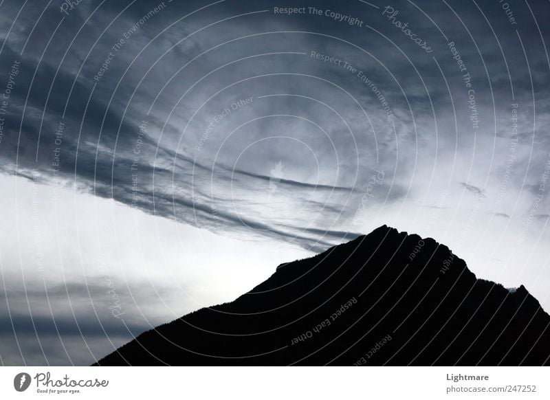 Smoking Hill Natur Landschaft Urelemente Luft Himmel Wolken Gewitterwolken Sonnenaufgang Sonnenuntergang Klima Klimawandel Unwetter Hügel Alpen Berge u. Gebirge