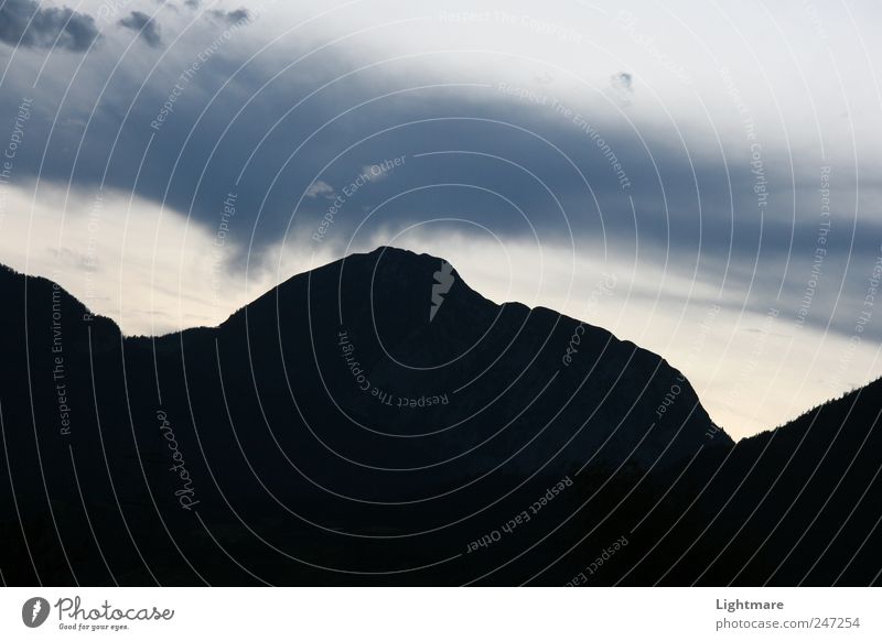 Touch from above Ferne Informationstechnologie Natur Landschaft Urelemente Erde Luft Himmel Hügel Felsen Alpen Berge u. Gebirge Gipfel Stein fantastisch