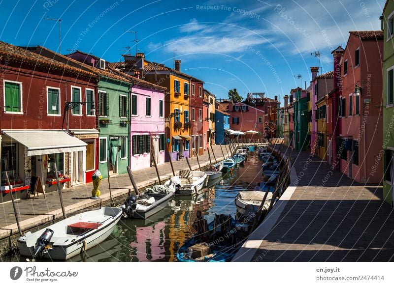 Die Ruhe vor dem Sturm Ferien & Urlaub & Reisen Tourismus Ausflug Sightseeing Städtereise Sommerurlaub Burano Venedig Italien Europa Dorf Fischerdorf Kleinstadt