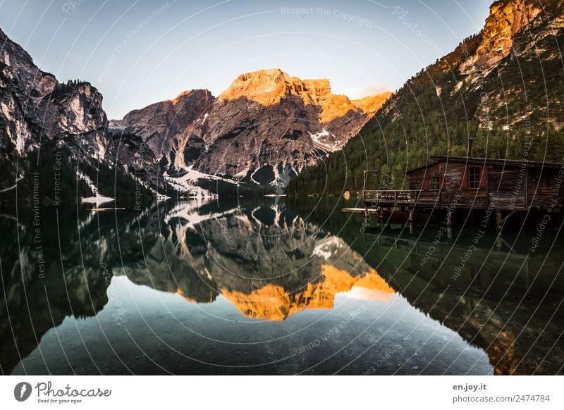 Einsamkeit Ferien & Urlaub & Reisen Tourismus Ausflug Abenteuer Ferne Freiheit Sommer Sommerurlaub Berge u. Gebirge Natur Landschaft Sonnenaufgang