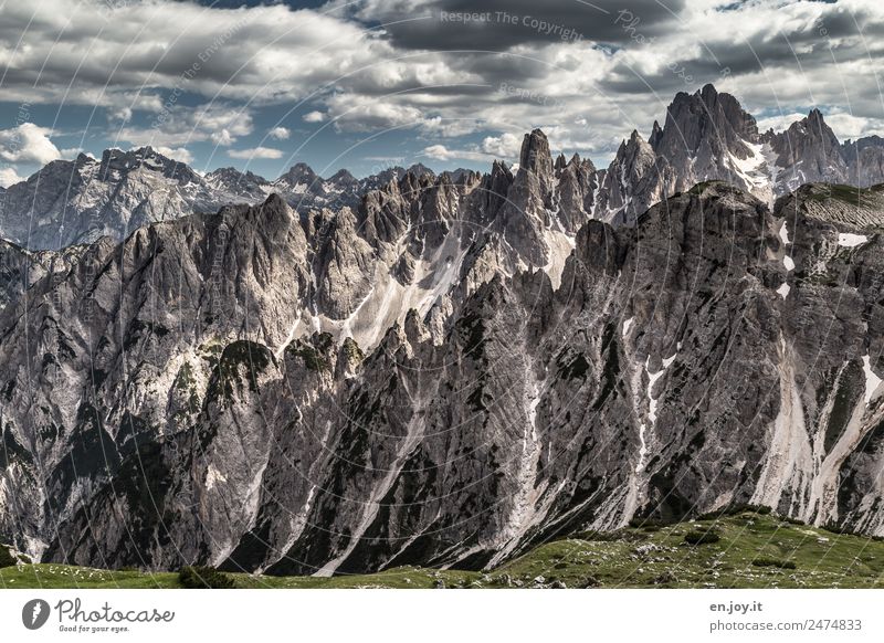 Herausragend Ferien & Urlaub & Reisen Ausflug Abenteuer Ferne Sommerurlaub Berge u. Gebirge wandern Natur Landschaft Urelemente Klima Klimawandel Felsen Alpen