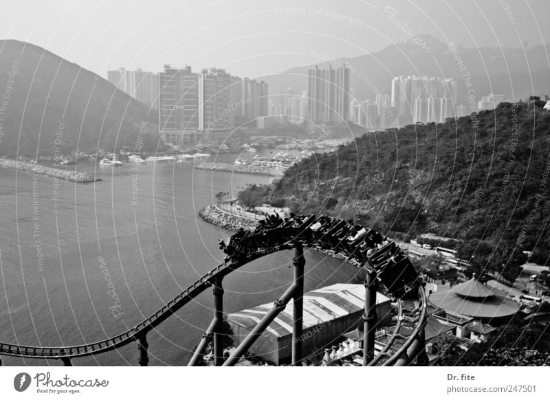 Life is a rollercoaster Freizeit & Hobby Ferien & Urlaub & Reisen Ferne Haus Berge u. Gebirge Bucht Meer Hongkong China Asien Stadt Hochhaus fahren genießen