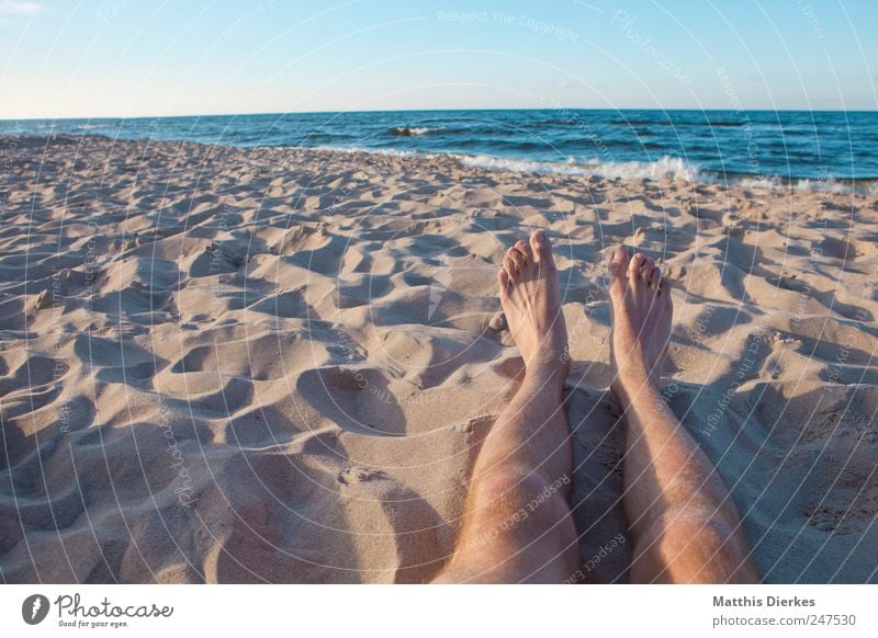 Strand Lifestyle Wellness Leben harmonisch Wohlgefühl Sinnesorgane Erholung ruhig Meditation Schwimmen & Baden Freizeit & Hobby Ferien & Urlaub & Reisen