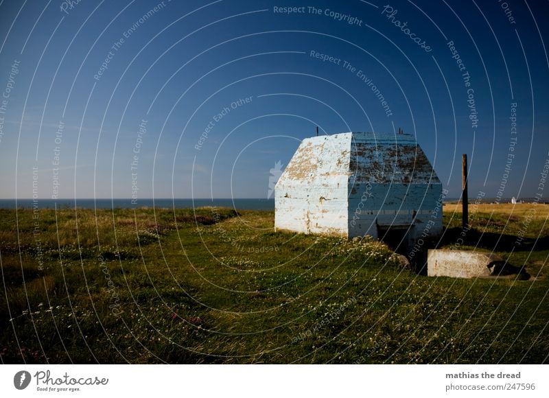 DÄNEMARK - XXIX Umwelt Natur Landschaft Pflanze Himmel Wolken Horizont Sommer Schönes Wetter Gras Wiese Menschenleer Bauwerk Gebäude Mauer Wand Fassade