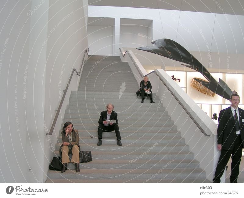 pinakothek Mensch Treppe Pinakothek