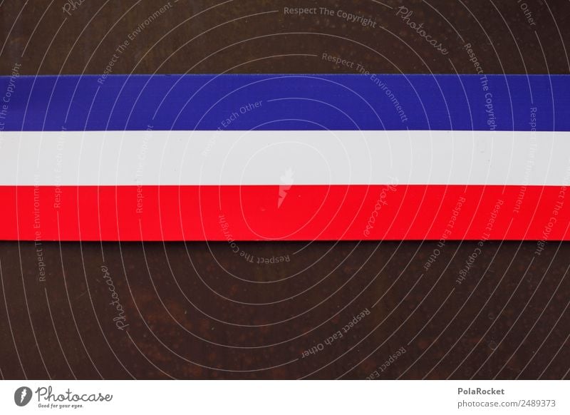 #A# France Kunst ästhetisch Frankreich Französisch Franzosen Tricolore blau rot weiß Fahne Weltmeisterschaft Streifen Farbe Farbfoto mehrfarbig Nahaufnahme