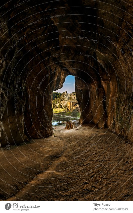 Naturpark des Cañón del Río Lobos Ferien & Urlaub & Reisen Schlucht Höhle Spanien Spanisch Tempelritter Soria Sehenswürdigkeiten Castilla-Leòn Farbfoto