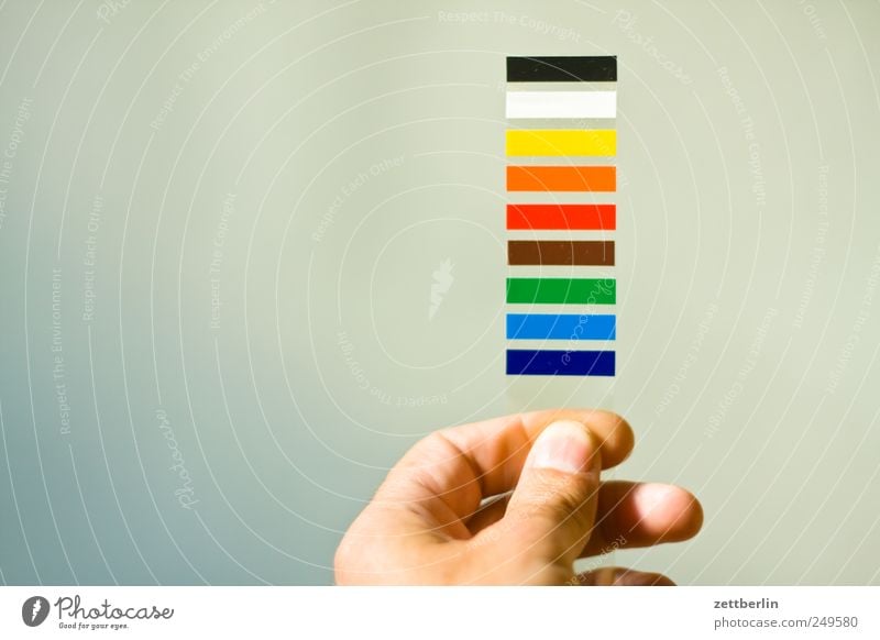 Leben im Farbraum Design Dienstleistungsgewerbe Medienbranche Werbebranche Druckmaschine Hand Printmedien Streifen ausstatter Druckerei Druckfarbe farbmuster