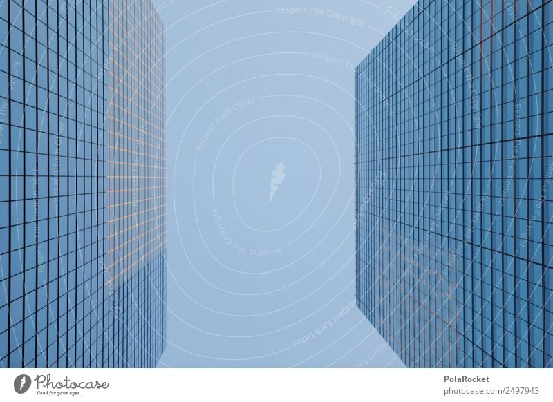 #A# Macht nix Kunst Business Krise Bankenviertel Bankgebäude Geldinstitut Kapitalwirtschaft Kapitalismus Kapitalanlage Fassade Fassadenverkleidung Glas