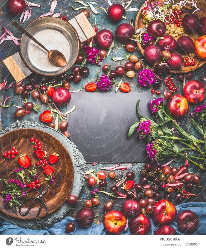 Sommer Beeren background Lebensmittel Frucht Marmelade Ernährung Frühstück Bioprodukte Vegetarische Ernährung Diät Geschirr Teller Schalen & Schüsseln Topf