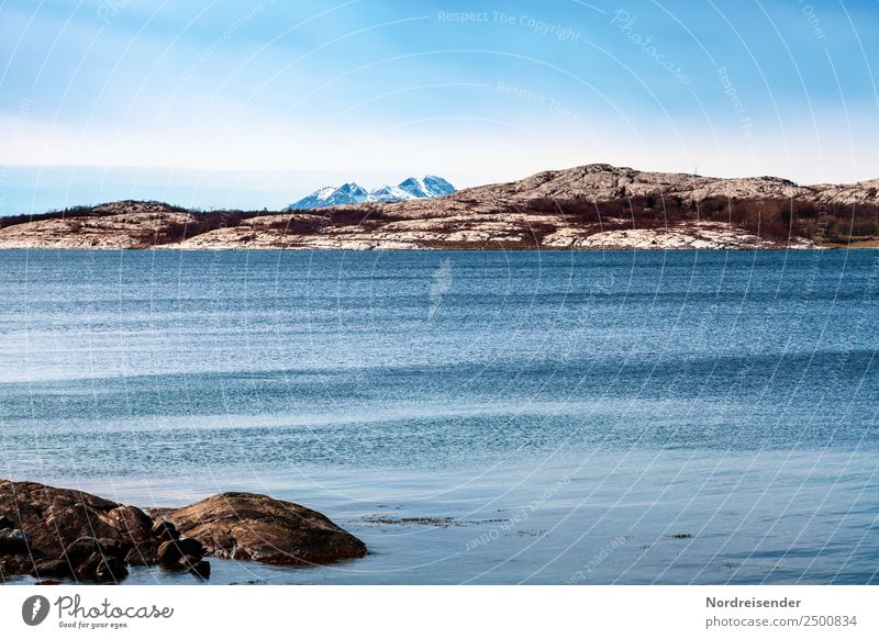 Nordeuropa Ferien & Urlaub & Reisen Abenteuer Ferne Meer Insel Berge u. Gebirge Natur Landschaft Urelemente Wasser Klima Schönes Wetter Gipfel