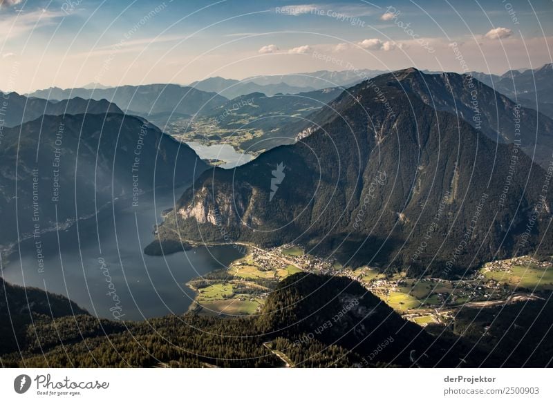 Hallstätter vom Dachstein aus gesehen Ferien & Urlaub & Reisen Tourismus Ausflug Abenteuer Ferne Freiheit Expedition Berge u. Gebirge wandern Umwelt Natur